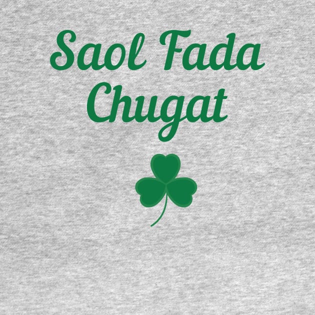 Irish Blessing Gift Irish Gaeilge Ireland Lover Gifts Saol Fada Chugat by InnerMagic